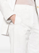 Forte Forte Wide Leg Jacquard Trousers