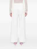 Forte Forte Wide Leg Jacquard Trousers