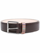 Paul Smith Signature Stripe Leather Belt