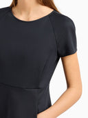 Emporio Armani Cotton Blend Mini Dress