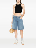 Closed Organic Cotton Cropped Tank Top
