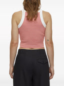 Closed Organic Cotton Cropped Tank Top