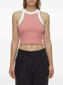 Closed Organic Cotton Cropped Tank Top