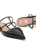 Valentino Garavani Rockstud Muli in pelle saggia