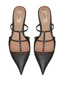 Valentino Garavani Rockstud Muli in pelle saggia