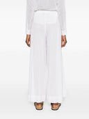 Forte Forte Cotton And Silk Blend Trousers