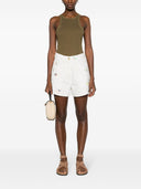 Forte Forte Embroidered Cotton Shorts