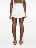 Forte Forte Embroidered Cotton Shorts