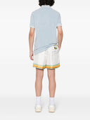 Pantalones cortos de seda con cordero de Casablanca