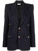 Saint Laurent Grain de Poudre Single Breasted Jacke