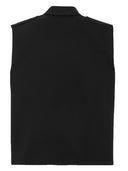 Saint Laurent Wool Blend Sleeveless Shirt