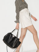 Valentino Garavani Leather Rockstud Shopping Tote