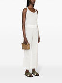 Ermanno Scervino linned brede benbukser