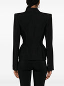 Mugler Wool Blend Tailored Jacket