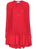 Lanvin Pleated Mini Dress