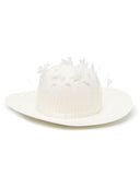 Borsalino Violet Straw Panama Hat