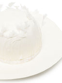 Borsalino Violet Straw Panama Hat