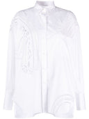 Ermanno Scervino Embroidered Cotton Shirt