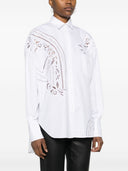 Ermanno Scervino Embroidered Cotton Shirt