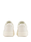 E 'Clat Logo Leather Sneakers