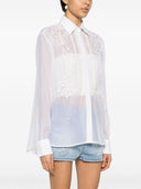 Ermanno Scervino Embroidered Cotton Shirt