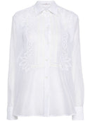 Ermanno Scervino Embroidered Cotton Shirt