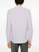 Emporio Armani Linen Blend Striped Shirt