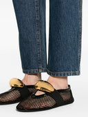 Jeans de mezclilla de cintura alta khaite