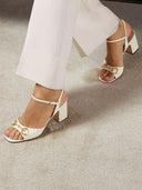 Gucci Cruise Horsebit Lether Heel Sandals