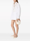 Valentino Embroidered Cotton Dress