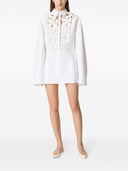 Valentino Embroidered Cotton Dress
