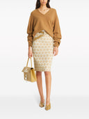 Tory Burch Bouclé Midi Rock