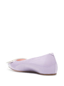 Roger Vivier Trompette Leather Ballet Flats