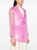 Max Mara Pianoforte Silk Double Breasted Blazer Jacket