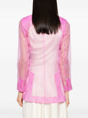 Max Mara Pianoforte Silk Double Breasted Blazer Jacket