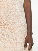 Sportmax Fashion Embroidered Silk Dress