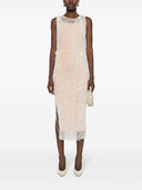 Sportmax Fashion Embroidered Silk Dress