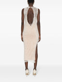 Sportmax Fashion Embroidered Silk Dress