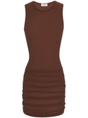 Saint Laurent Stretch Tule Short Dress