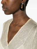 Forte Forte Chiffon Lurex Long Dress