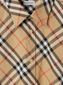 Burberry Check Motif Cotton Shirt