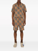 Burberry Check Motif Cotton Shirt