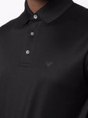 Emporio Armani Logo Cotton Blend Polo Shirt