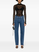 Marine Serre Moon Print Denim Jeans