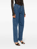 Marine Serre Moon Print Denim Jeans