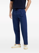Brunello Cucinelli Linen And Cotton Blend Leisure Trousers