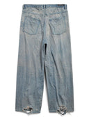 Balenciaga Wide Leg Denim Jeans
