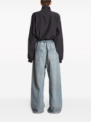 Balenciaga Wide Leg Denim Jeans