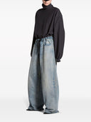 Balenciaga Wide Leg Denim Jeans