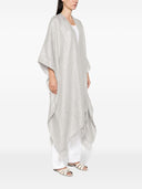 Brunello Cucinelli Linen Blend poncho